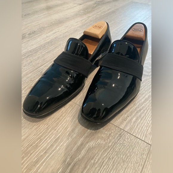 TOM FORD Black Patent Leather Slip On Formal Loafers - Picture 8 of 8